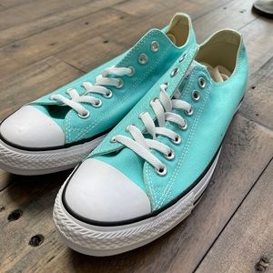 Brand new Teal converse shoes